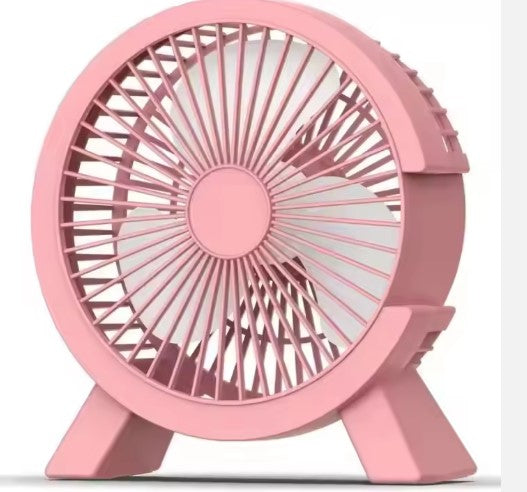 Mini Portable Pink Desk Fan - Electric USB - No Battery - GST Included